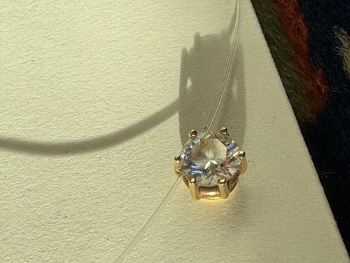 Brillant solitäranhänger 5 - brillant, 0,5
