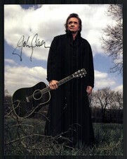 Johnny Cash 1932-2003 Amerikanischer Musiker Original Signiert+ G 48570