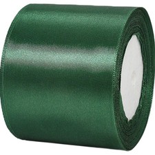 Satinband Schwarzgrün