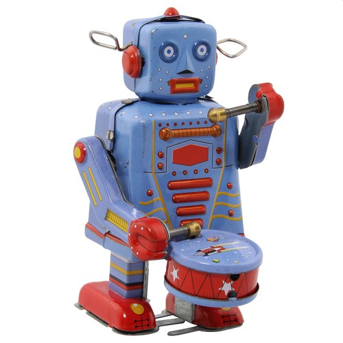 Roboter mechanisch mit - , trommel