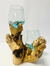 Schale aus geschmolzenem Glas