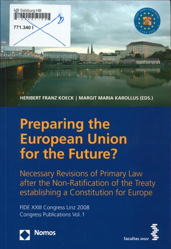 Preparing the european union - preparing,