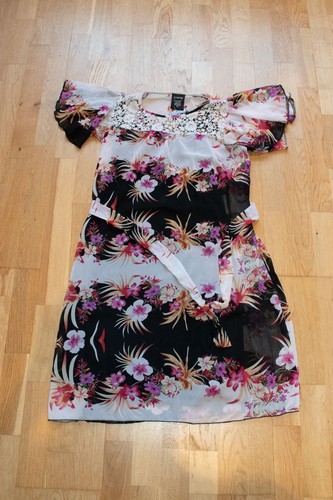 Blumen tee kleid vintage retro - blumen,