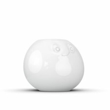 Fiftyeight TV Tassen Vase Amüsiert Blumenvase Tischvase Porzellan Weiß 