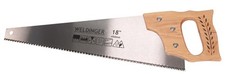Handsäge / Fuchsschwanz 450 mm * Holzgriff * gehärtete 3fach geschliffene Zähne