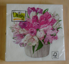 Servietten tulpen bouquet - 20,