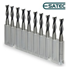 Qualitäts-VHM Fräser | Zweischneider mit Fischschwanz-Anschliff | Ø 0.30-3.175mm