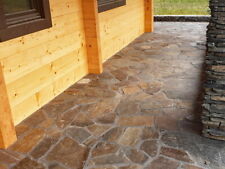 1 Tonne Naturstein Schiefer Polygonalplatten, Stufen, Gehwegplatten 4-6 cm