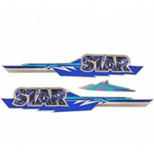 SET Klebefolien 4-teilig - Simson Star SRA 25, SRA 50 Automatikroller