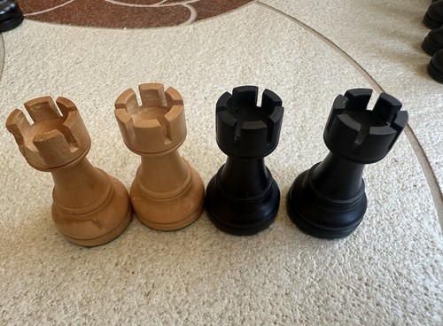 Holz schachfiguren turm - holz,