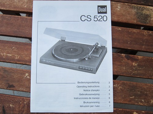 Dual 520 plattenspieler - cs,