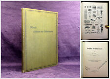 Weule Leitfaden der Völkerkunde 1912 Bilderatlas mit 120 Tafeln Geschichte mb