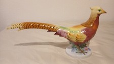 Herend Figur bunter Fasan auf