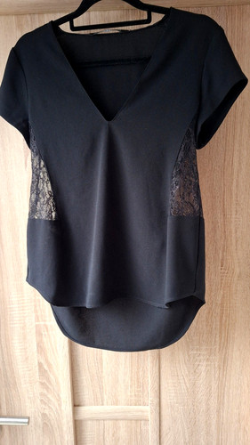Zara bluse schwarz s - bluse,