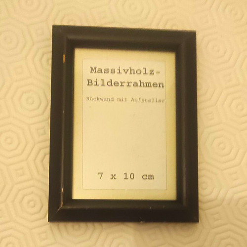 Bilderrahmen 7x10 schwarz - 7x10, cm