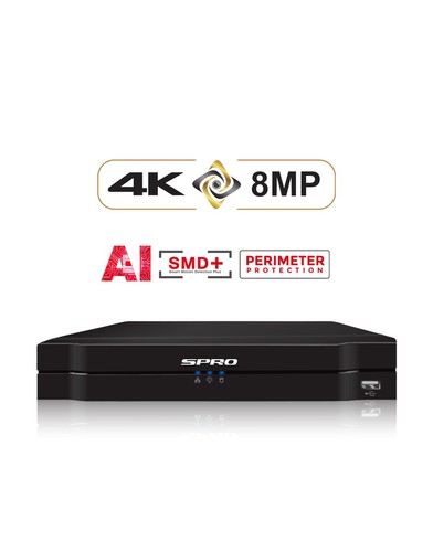 Spro kanal 8mp - 8mp, cctv