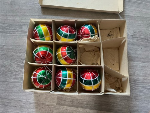 Christbaumkugeln ddr bunt - christbaumkugeln,