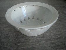 Stövchen für Kaffeekanne Rosenthal Porzellan LOTUS WEISS Björn Wiinblad DM:13cm 
