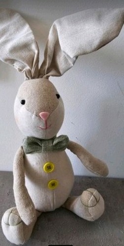 Oster hase deko leinenoptik - deko,