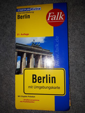 Berlin mit Umgebungskarte-Falk