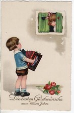 AK  Glückwunsch ,   Kind mit