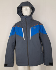 # Ziener Herren Skijacke Blau Grau 50 AquaShield Ski Jacket Blue Grey AS Warm .