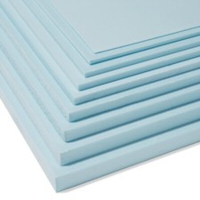 Hartschaum / Styrofoam-Platten blau - 1, 2, 3, 4, 5, 6, 8, 10, 12, 15mm Stärke