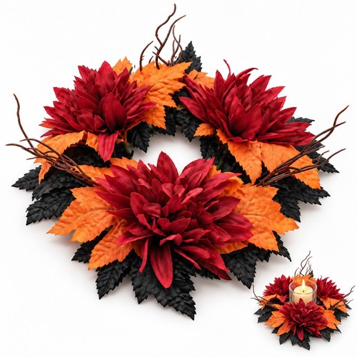 Herbst kerzenkranz - herbst,