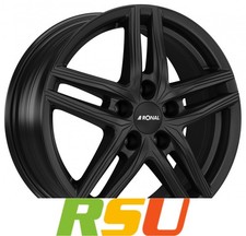 4x Ronal R65 jetblack-matt