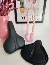 ♥ 2 tlg Sattel Set Selle Royal Sattel Decathlon Btwin Sattelbezug Memory Foam ♥