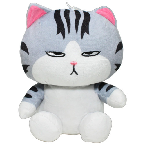 Kuscheltier katze sitzend - kuscheltier,
