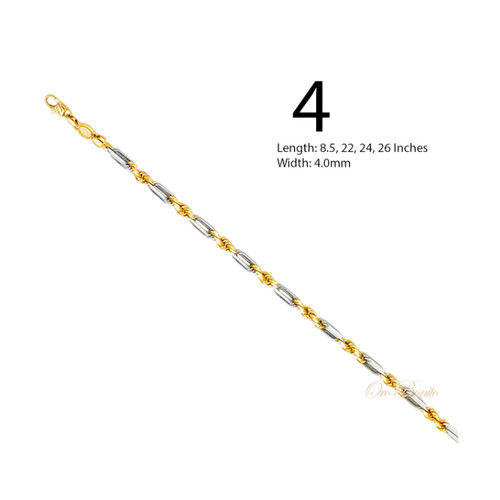 Karat gold figaro seil - gold,