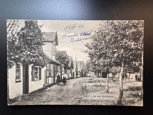 Foto hela dorfstraße 1910 - ak,