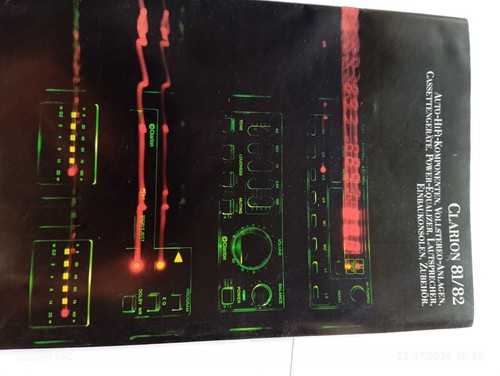 Clarion katalog von 1981 - katalog,