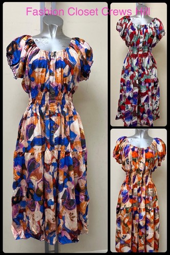 Damenkleid tropischer