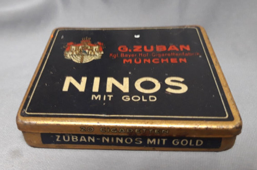 Cigaretten blechdose ninos mit - cigaretten,