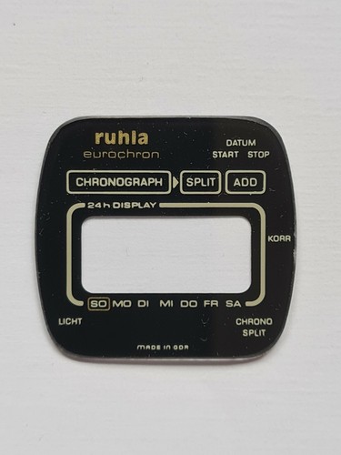 Glas zifferblatt ruhla - /zifferblatt,