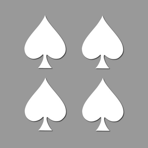 4er set weiß pik siebdruck - set,