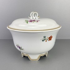 Bonboniere "Gestreute Blümchen" Meissen Porzellan 1.Wahl Pfeifferzeit Deckeldose
