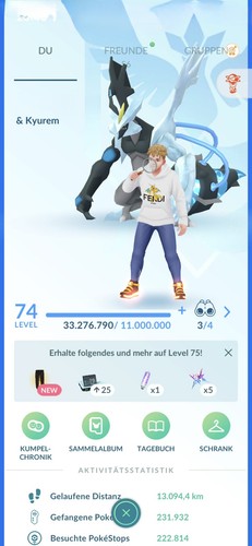 Pokémongo level account - level,