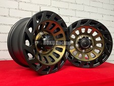 4X 15" OFF ROAD Felgen 6X139,7 Turbo 8J ET-10 4x4 für 4Runner Hilux Land Cruiser