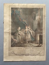 Le Coucher, Radierung nach