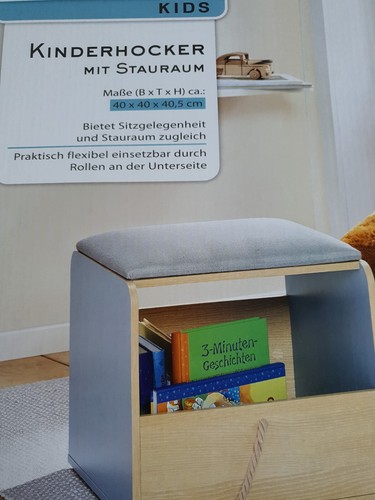 Kids kinderhocker mit blau - mit,