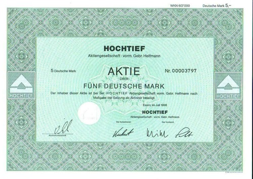 Hochtief aktiengesellschaft - hochtief,