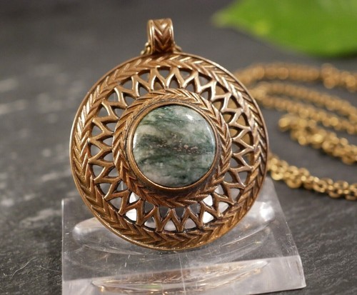 Bronze kette mit anhänger - bronze,