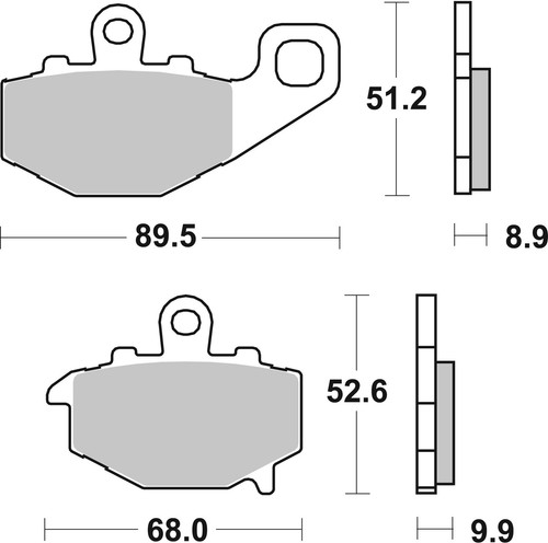 Brembo bremsbelagsatz - brembo,
