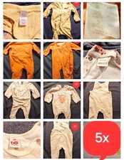 süße Baby Kleidung Set: 4 Bodies, 1 Pullover, Gr 50 54 56 68 74 (5 Teile) [#1]