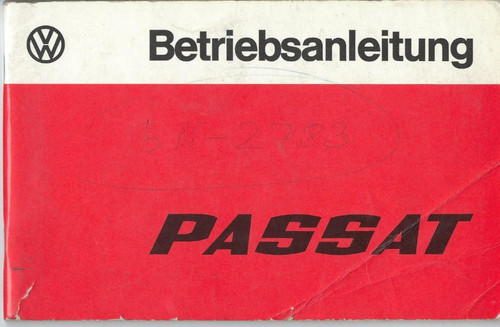 Passat betriebsanleitung - vw,