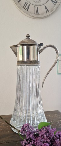 Edle vintage glas karaffe - vintage, glas-karaffe