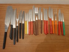 Besteck Bunt Mit Punkte